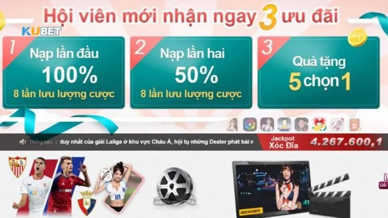 Nhà cái hỗ trợ đa dạng hình thức khuyến mãi hấp dẫn